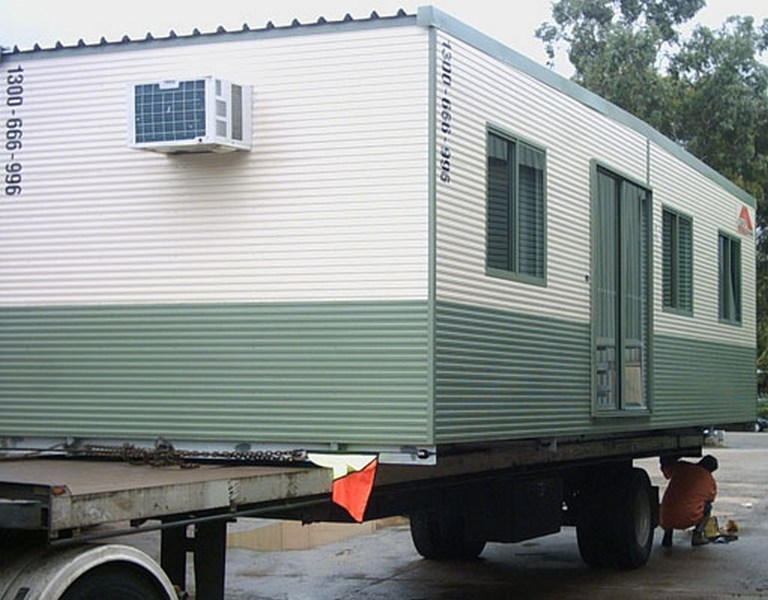 Living in a Portable Building